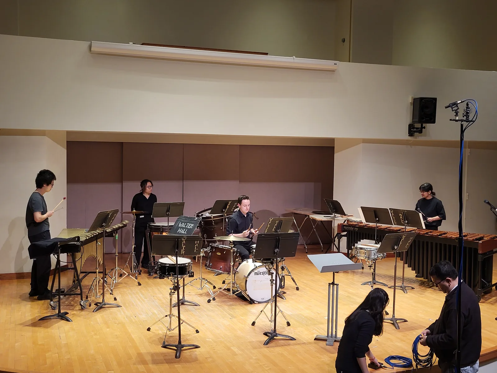 "Summer's Wind" Percussion Quartet Dress Rehearsal